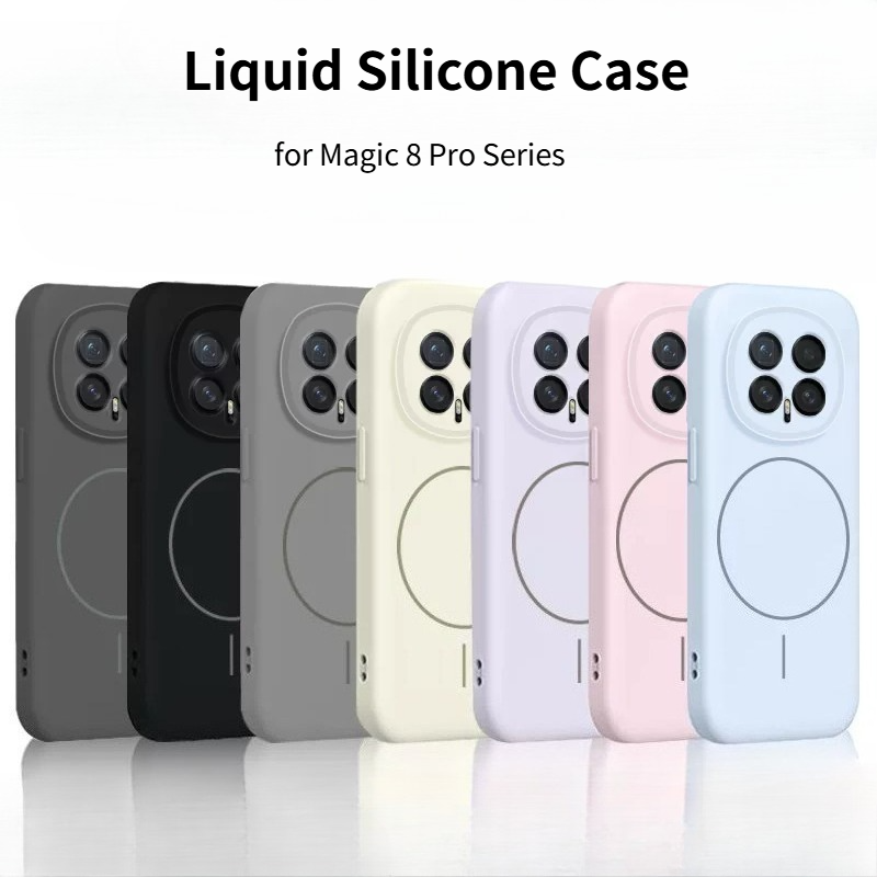 Liquid Silicone Magnetic Phone Case - Fashion Original Liquid Silicone Phone Case