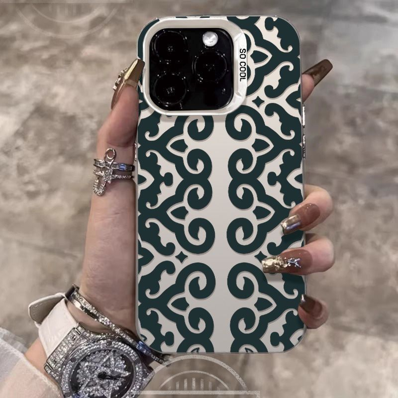 Vintage Floral Pattern Soft Case - Vintage Paisley Phone Case for iPhone