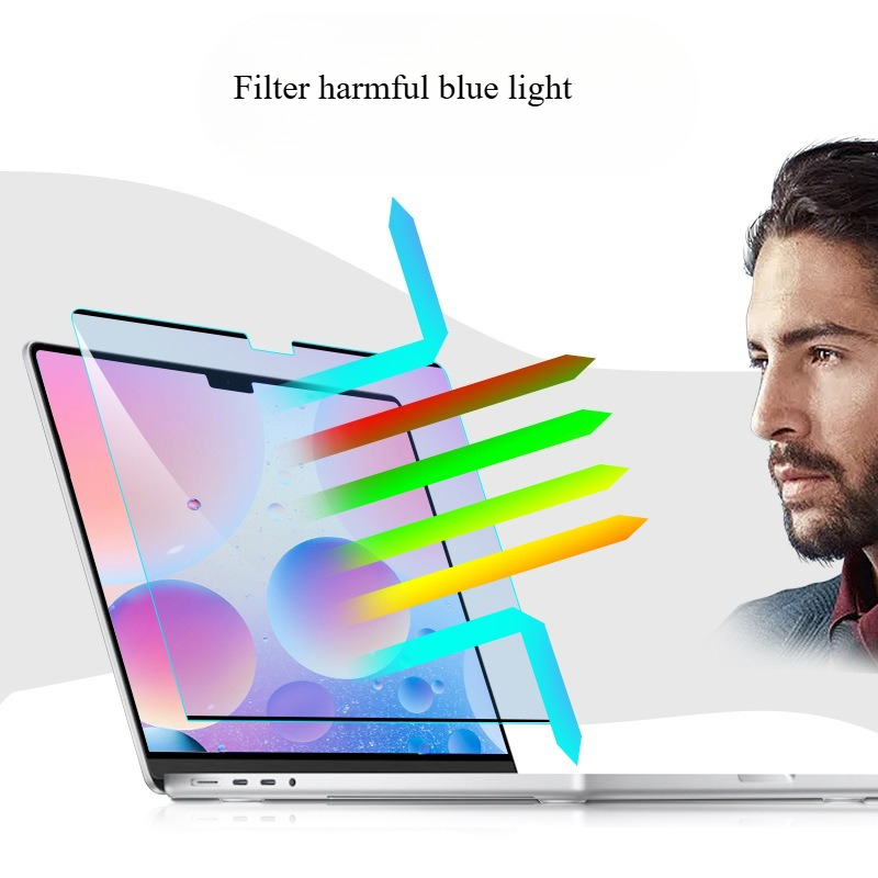 Matte Anti Glare Screen Protector - Anti-blue light Magnetic Screen Protector For2025/2026Macbook