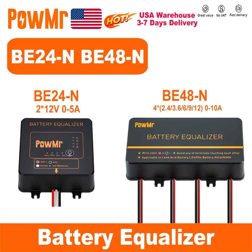 Power Banks - PowMr USA 24V 48V Battery Equalizer