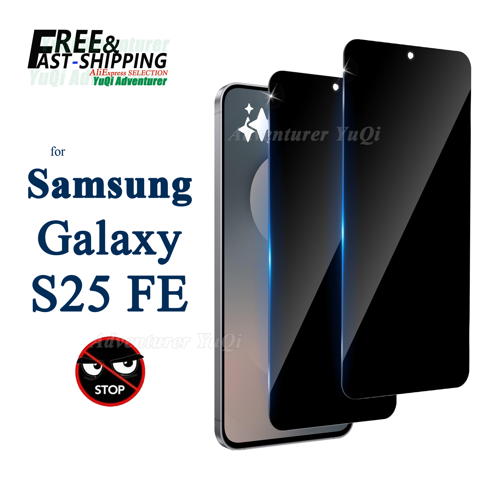 Anti Spy Privacy Glass Case - Anti Spy Screen Protector For Samsung