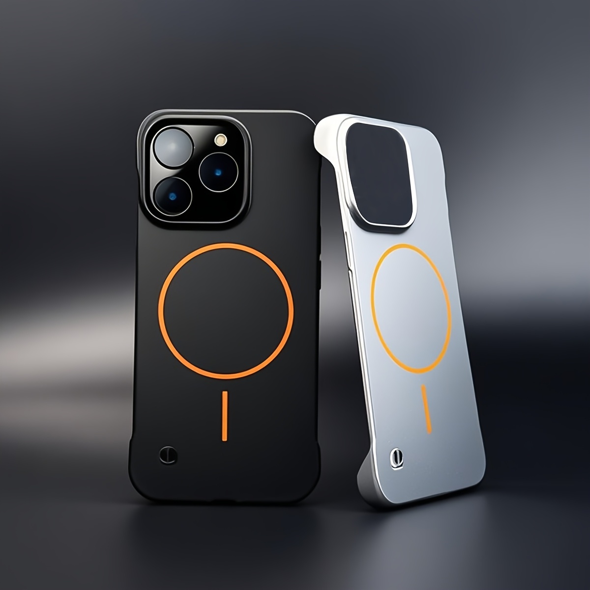 Ultra Thin Frameless Phone Cover - Matte Ultrathin Frameless Wireless Charging Phone