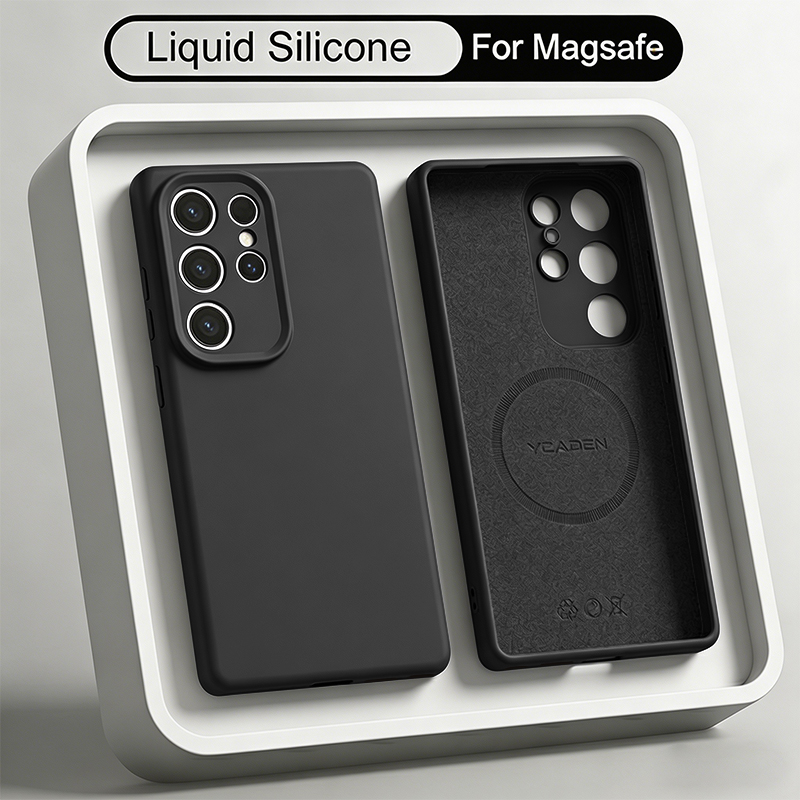Liquid Silicone Magnetic Phone Case - Magnetic Liquid Silicone Soft Phone Case