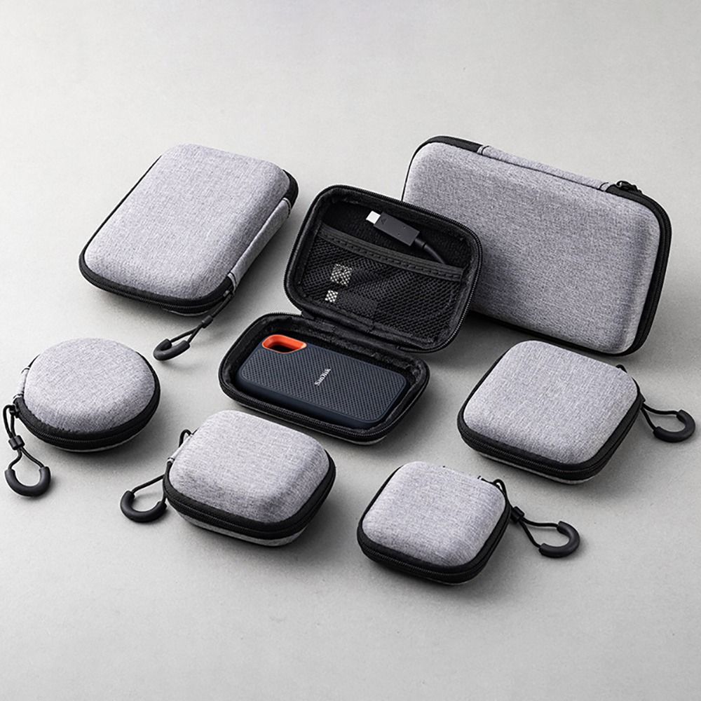 Earphones - 1Pcs Earphone/Phone/Charging Cable EVA Storage Bag