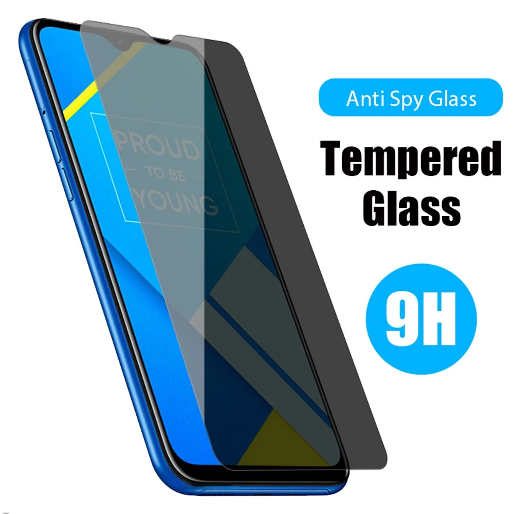 Anti Spy Privacy Glass Case - Anti-spy case for vivo y55s 5g