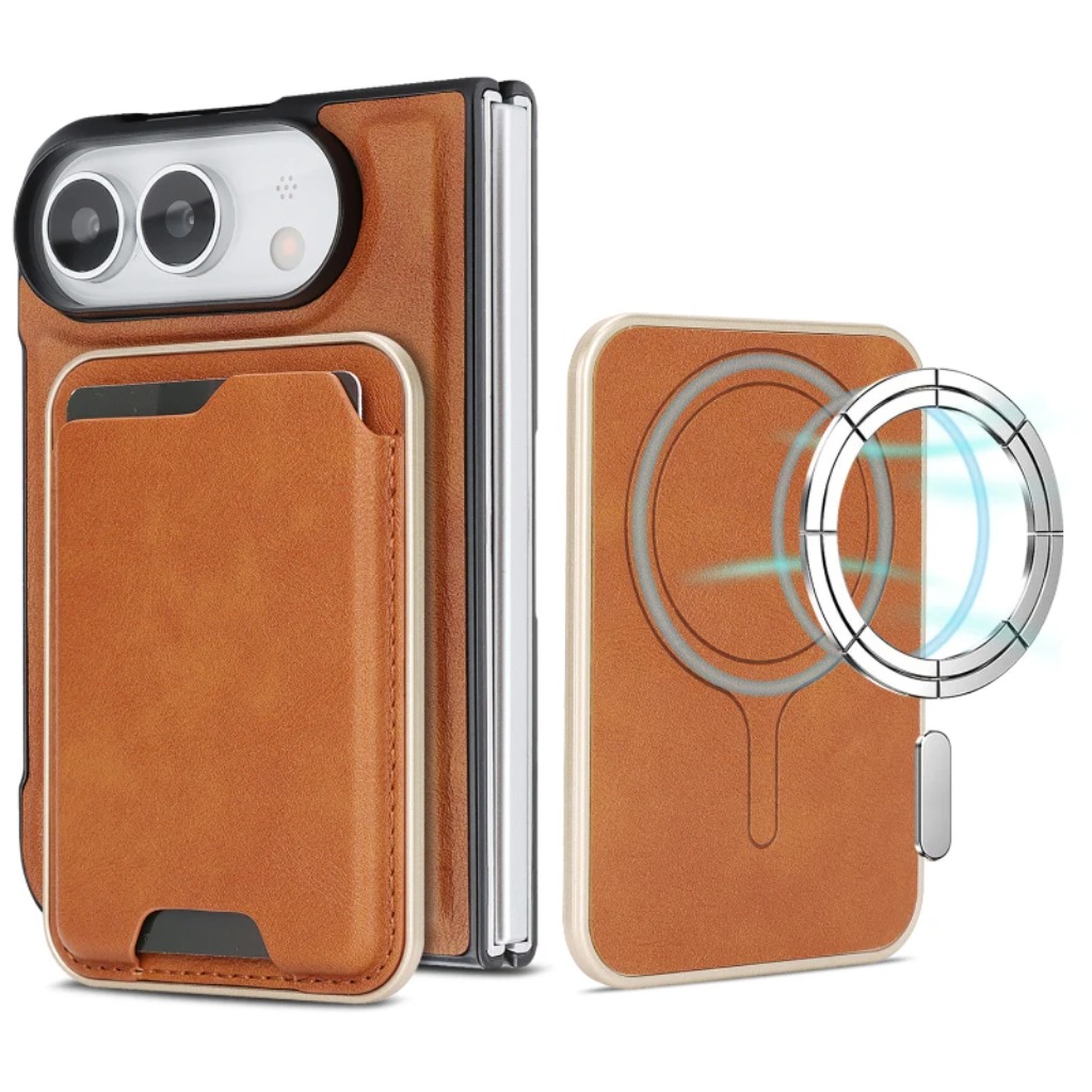 Leather Wallet Card Holder Phone Cover - Detachable Leather Wallet with Card Holder