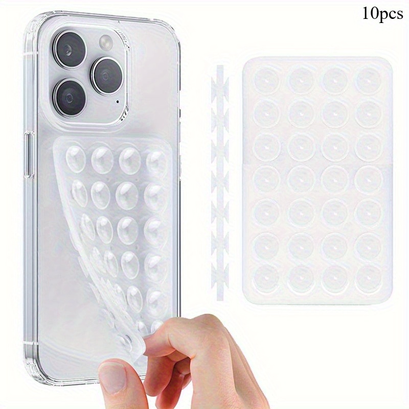 Phone Stands - 10Pcs Double-Sided Silicone Suction Phone Holder
