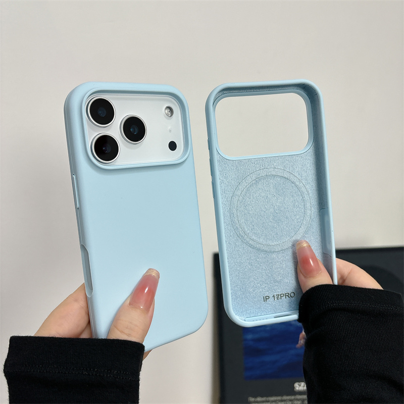 Liquid Silicone Magnetic Phone Case - Magnetic Liquid Silicone Case for iPhone