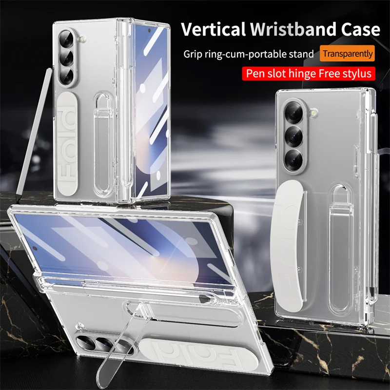 Screen Protectors - Luxury Wrist Band Holder Hinge Phone