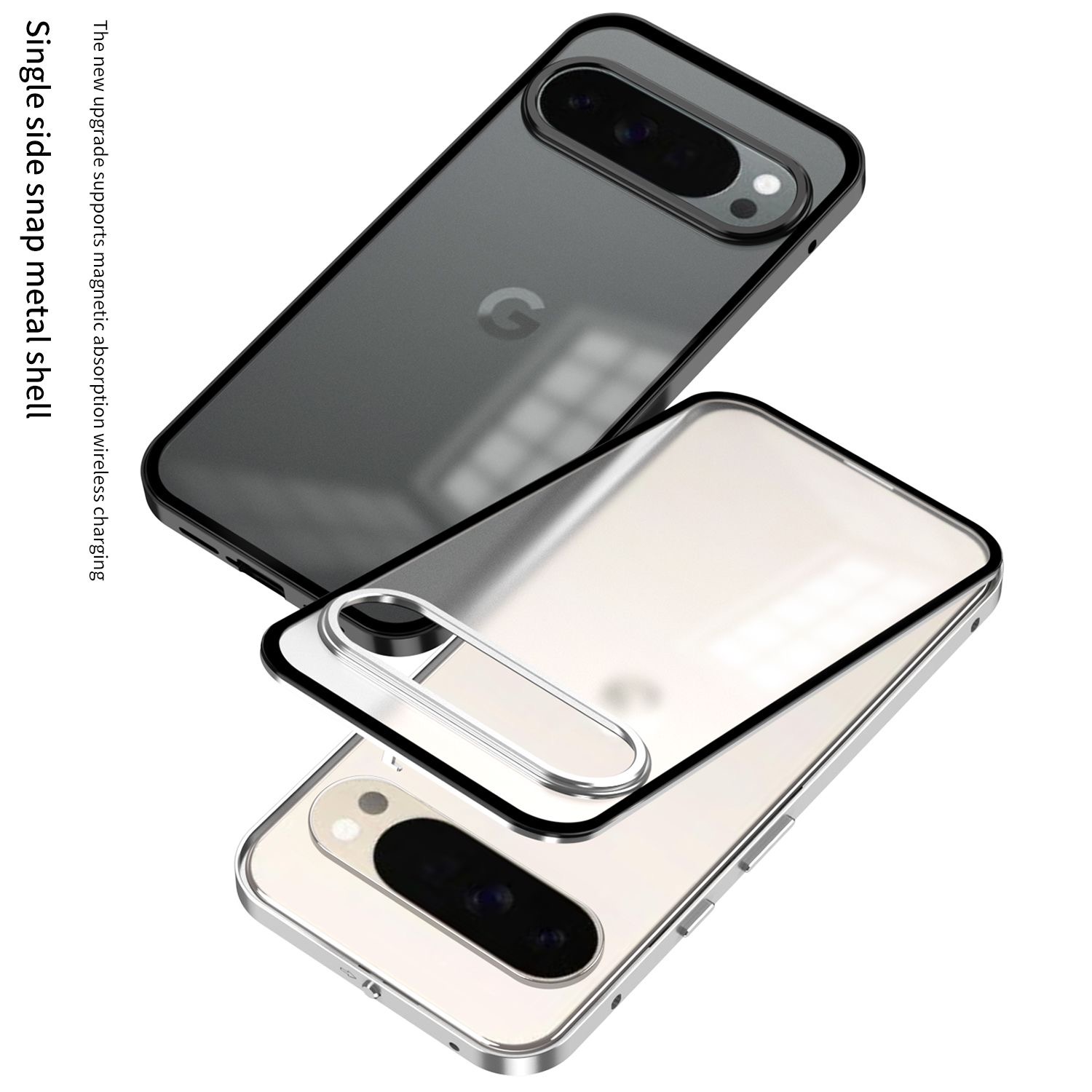 Metal Bumper Aluminum Frame Case - Aluminum Alloy Bumper Frame Magnetism 2-in-1