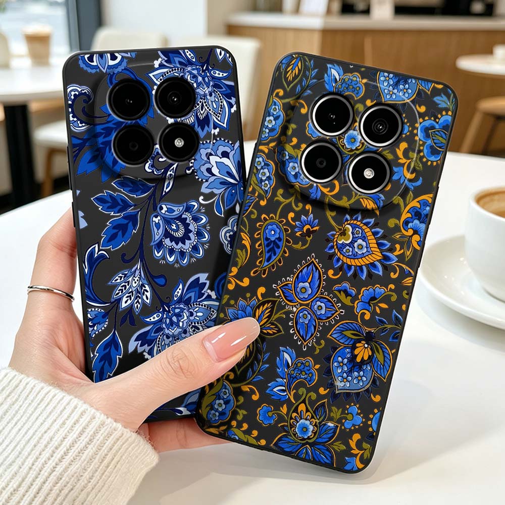 Vintage Floral Pattern Soft Case - Vintage Design Floral Pattern Phone Case