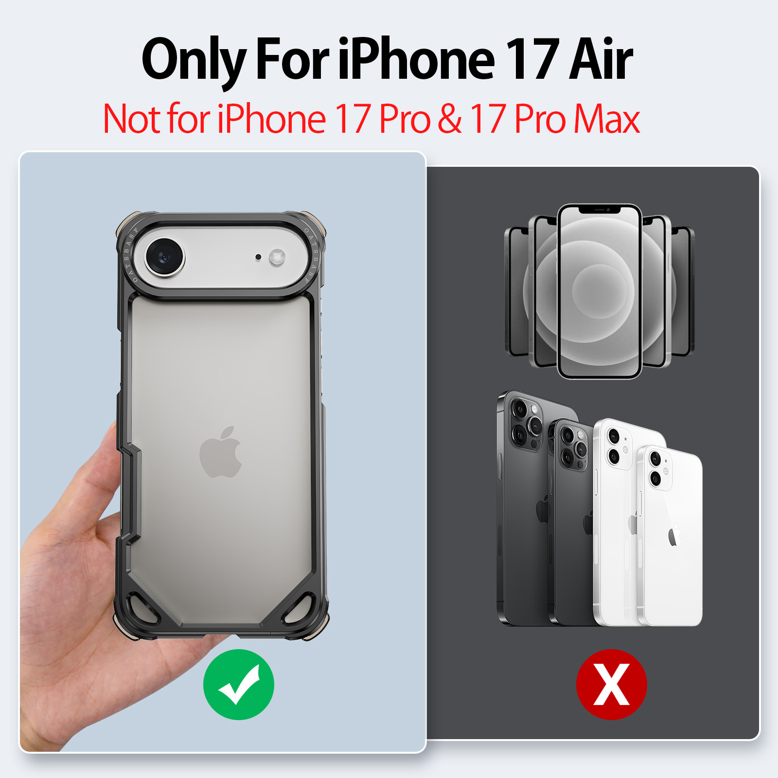 Ultra Thin Frameless Phone Cover - Eary Aluminum Phone Case for iPhone