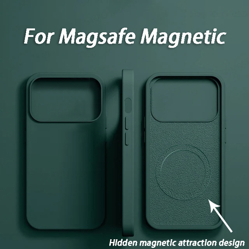 Liquid Silicone Magnetic Phone Case - Luxury For Magsafe Wireless Charge Case