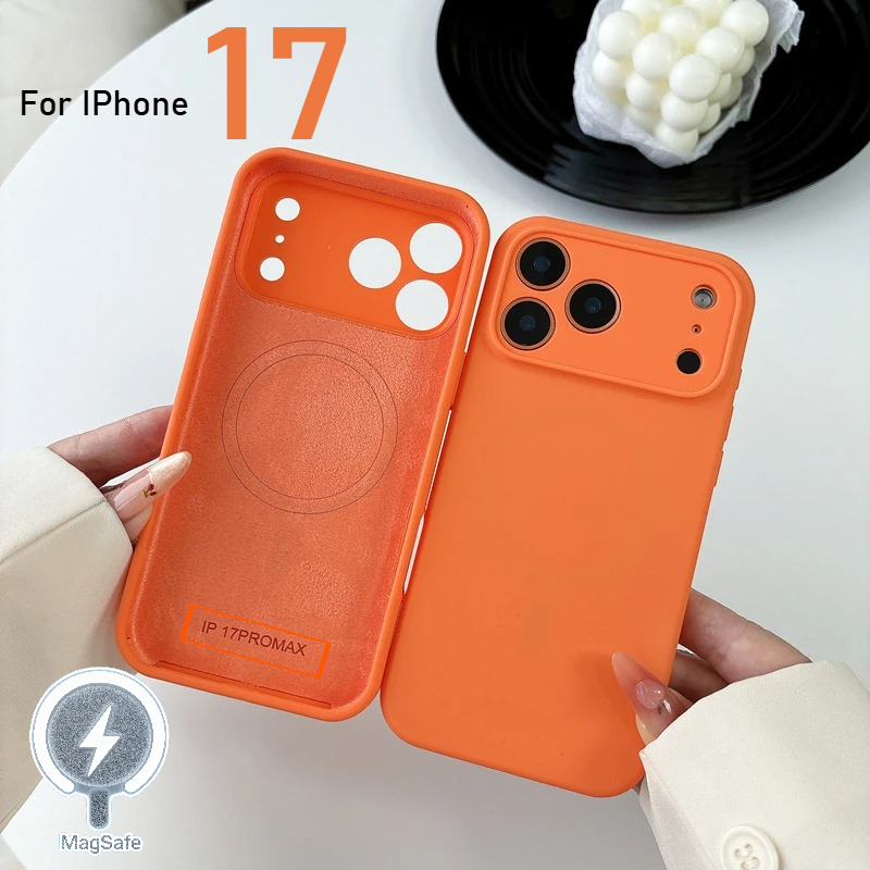 Liquid Silicone Magnetic Phone Case - Solid Color Official Liquid Silicone Phone