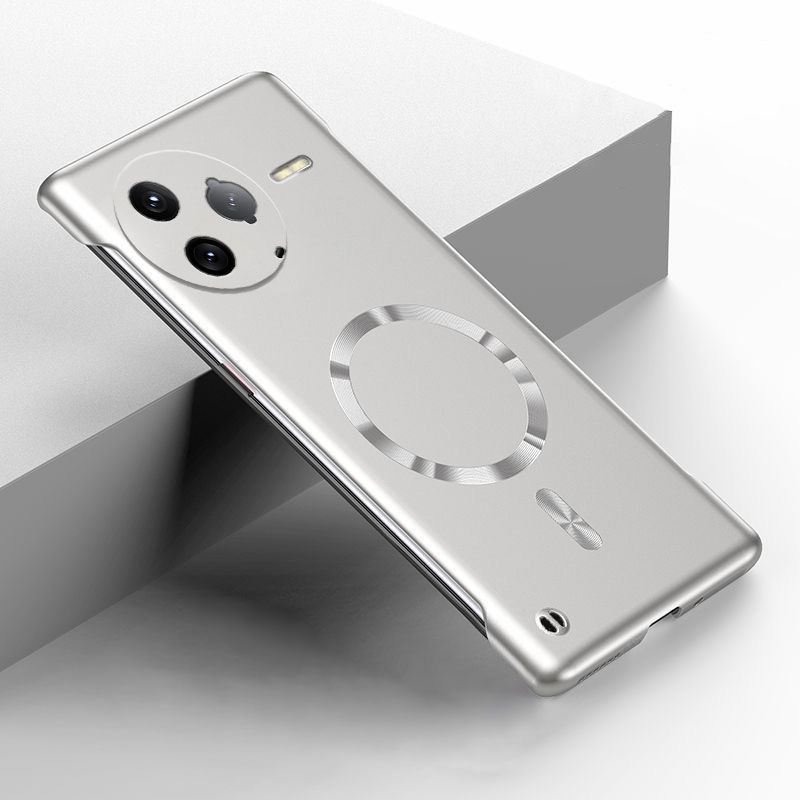 Ultra Thin Frameless Phone Cover - Luxury Ultra Thin Metallic Frameless Magnetic