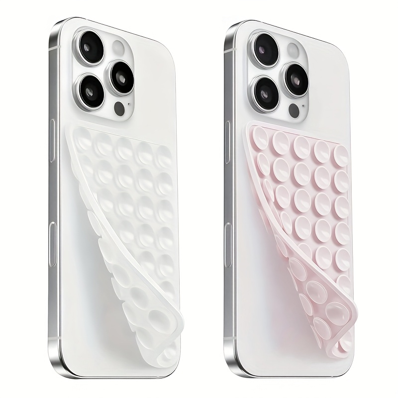 Phone Stands - 2pcs Double-Sided Silicone Suction Cup Phone