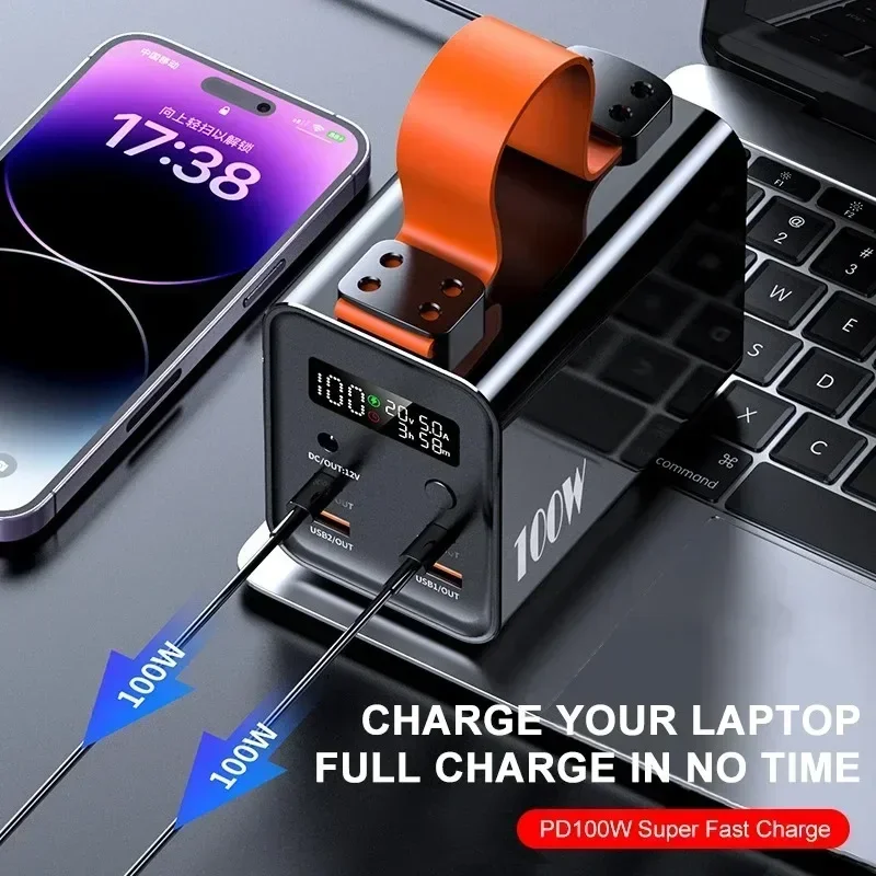 For Laptop 60000mAh 100W Porta - Power Banks review and price