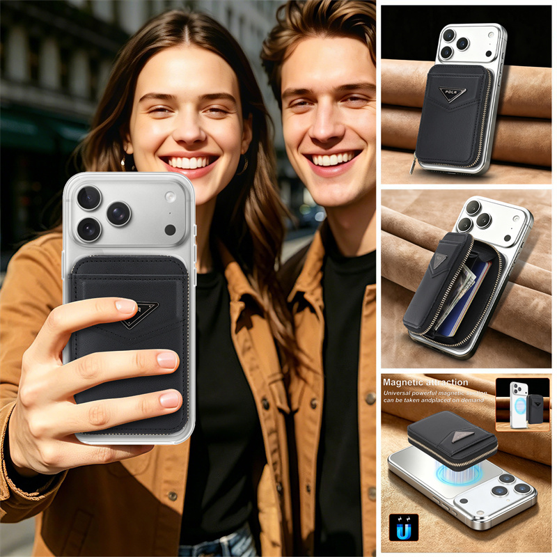 Zipper Wallet Card Holder Case - Leather Wallet Card Holder Phone Cover review and price
