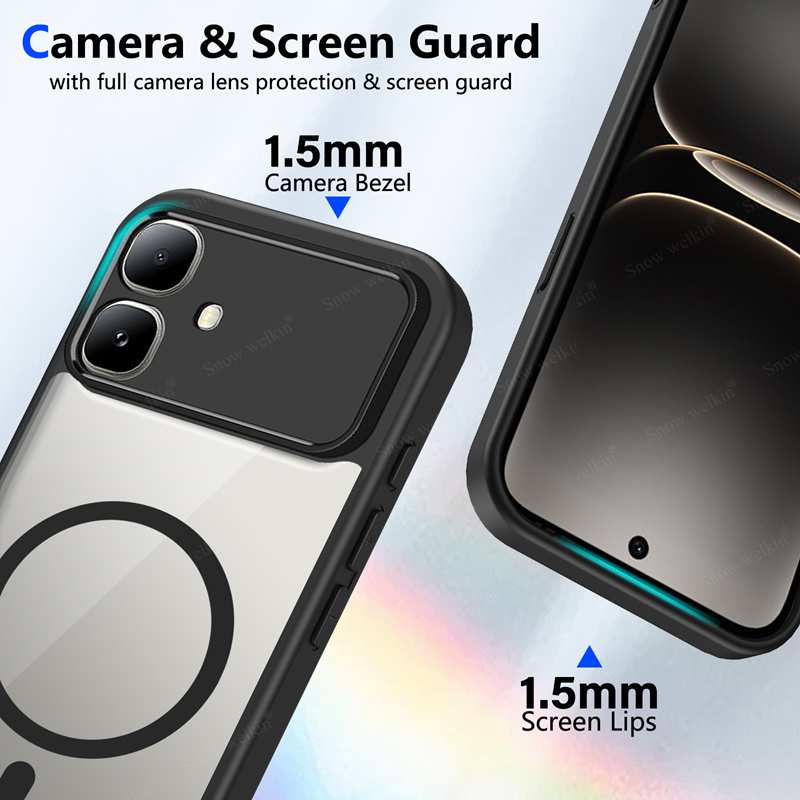 Magnetic Transparent Silicone  - Clear Shockproof Bumper Case review and price