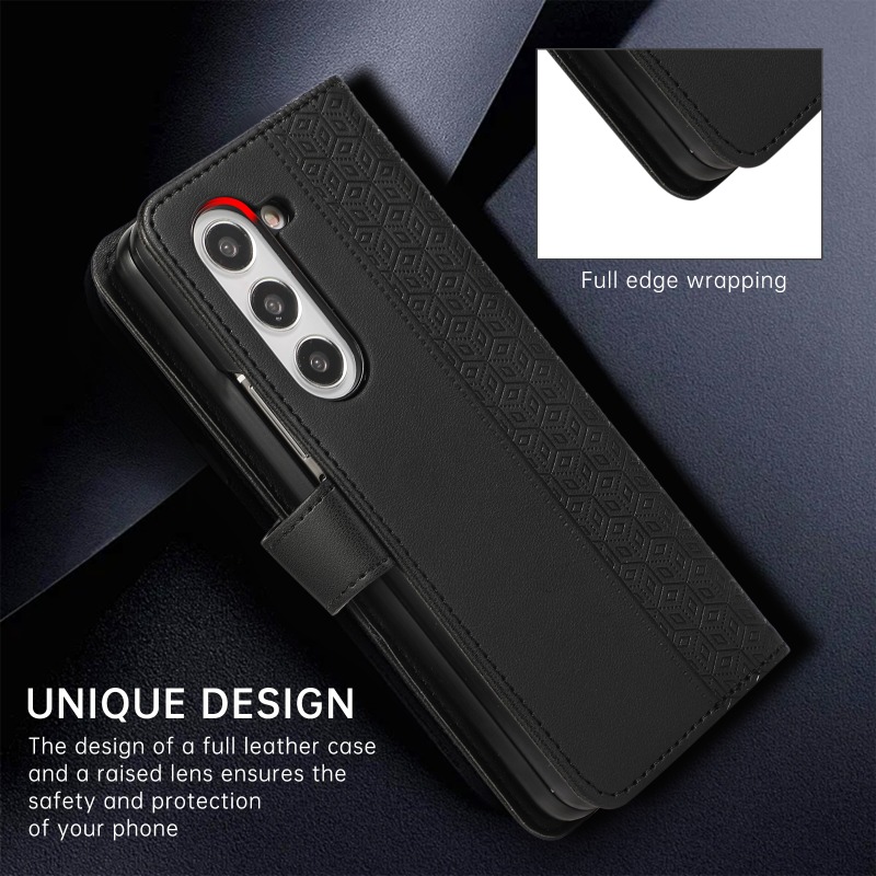 Leather Flip Phone Case for Sa - Leather Wallet Card Holder Phone Cover review and price