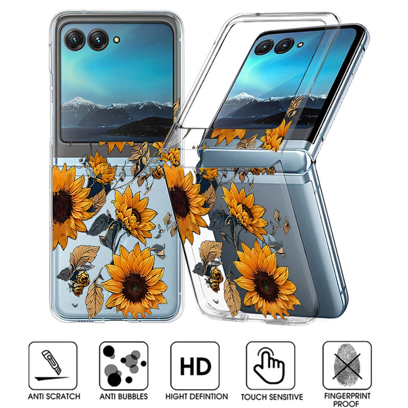 Sunflowers Pattern Clear Phone - Clear Shockproof Bumper Case review and price