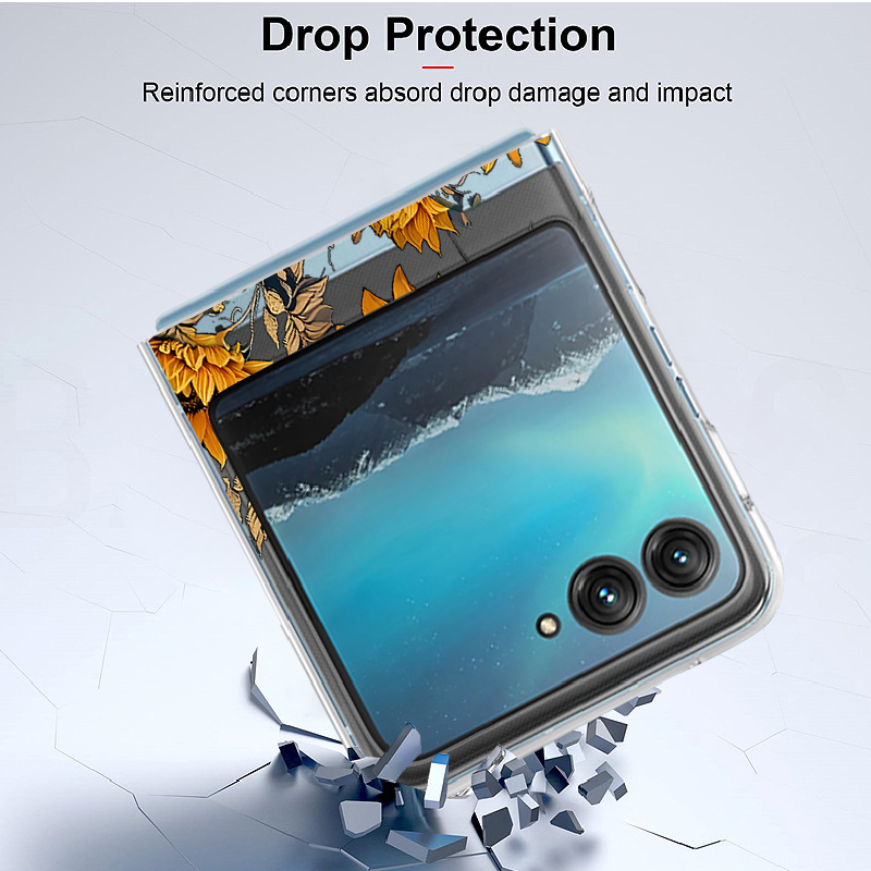 Sunflowers Pattern Clear Phone - Clear Shockproof Bumper Case review and price