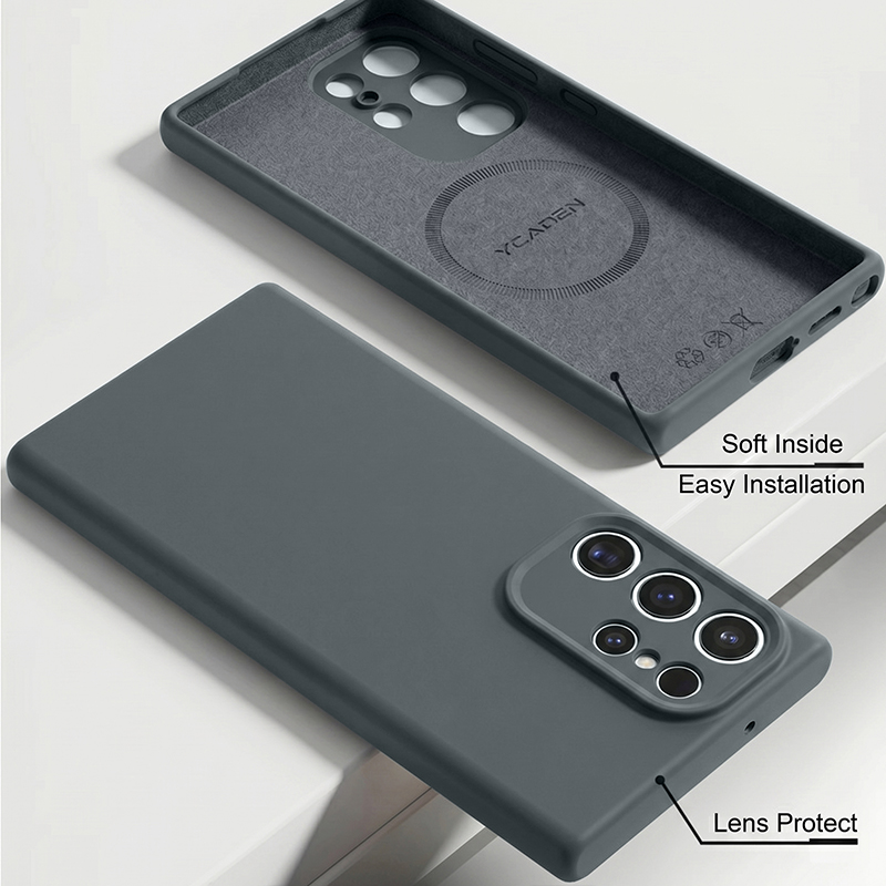 Magnetic Liquid Silicone Soft  - Liquid Silicone Magnetic Phone Case review and price