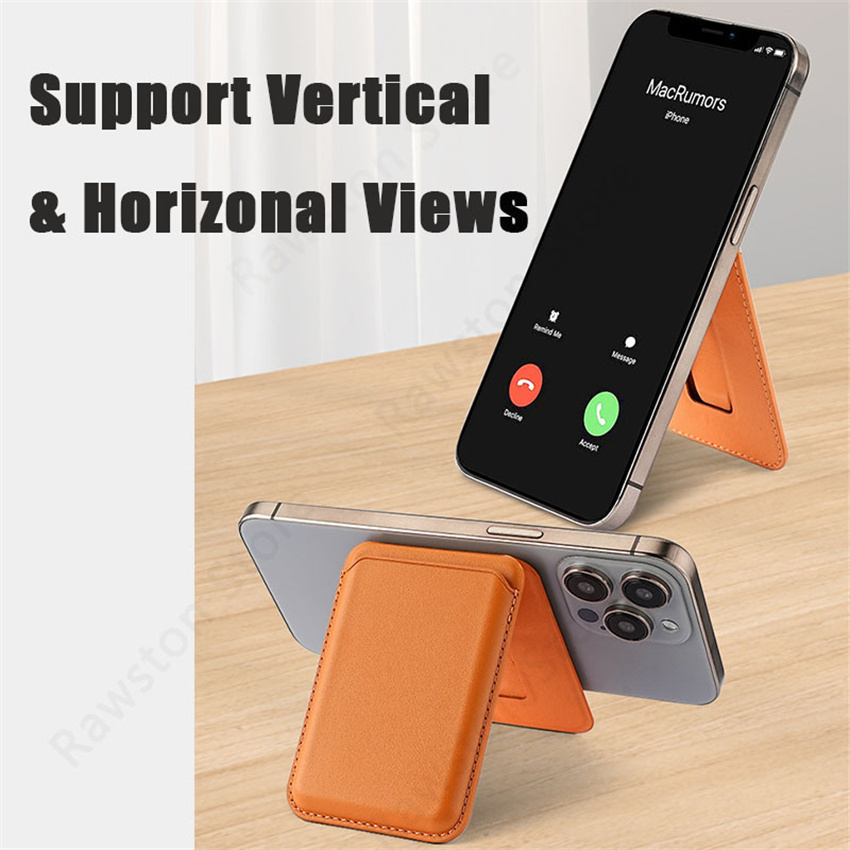 Kickstand Magnetic Leather Wal - Leather Wallet Card Holder Phone Cover review and price