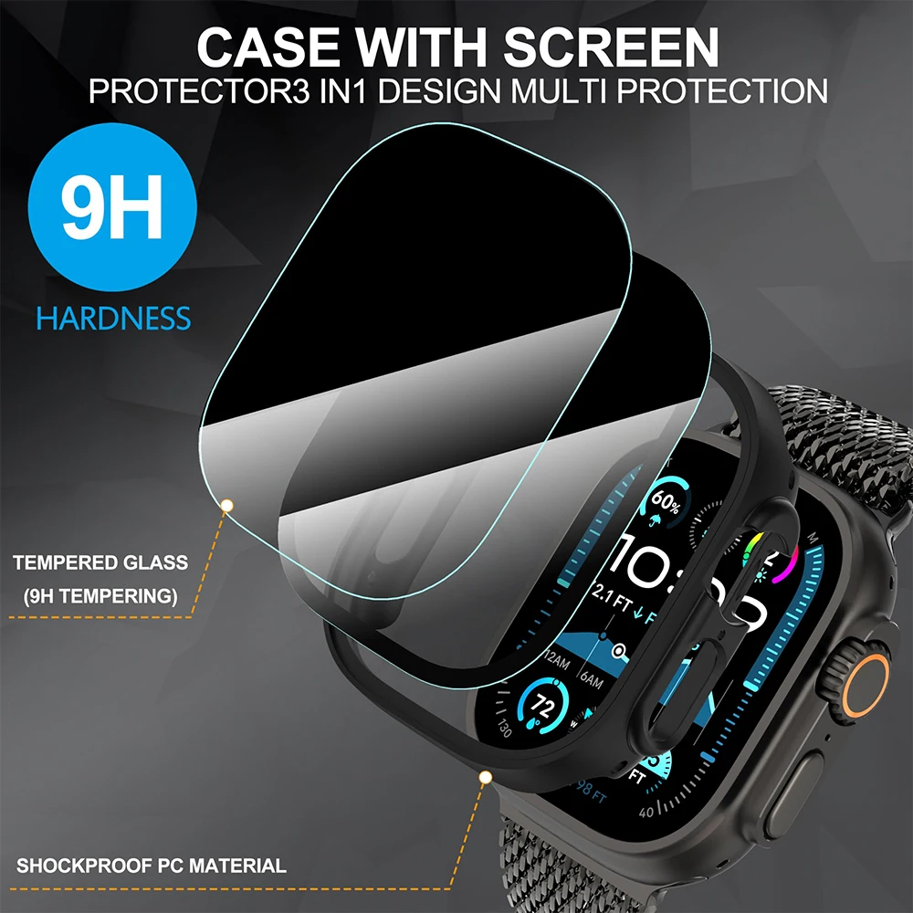 Tempered Glass+Privacy case fo - Anti Spy Privacy Glass Case review and price