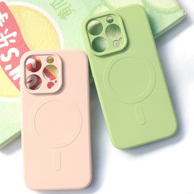 Liquid Silicone Case For iPhon - Liquid Silicone Magnetic Phone Case review and price