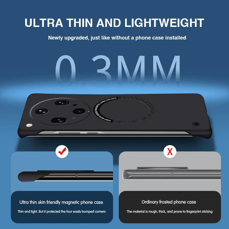 No Border Thin Phone Case for  - Matte Hard Pc Back Case review and price