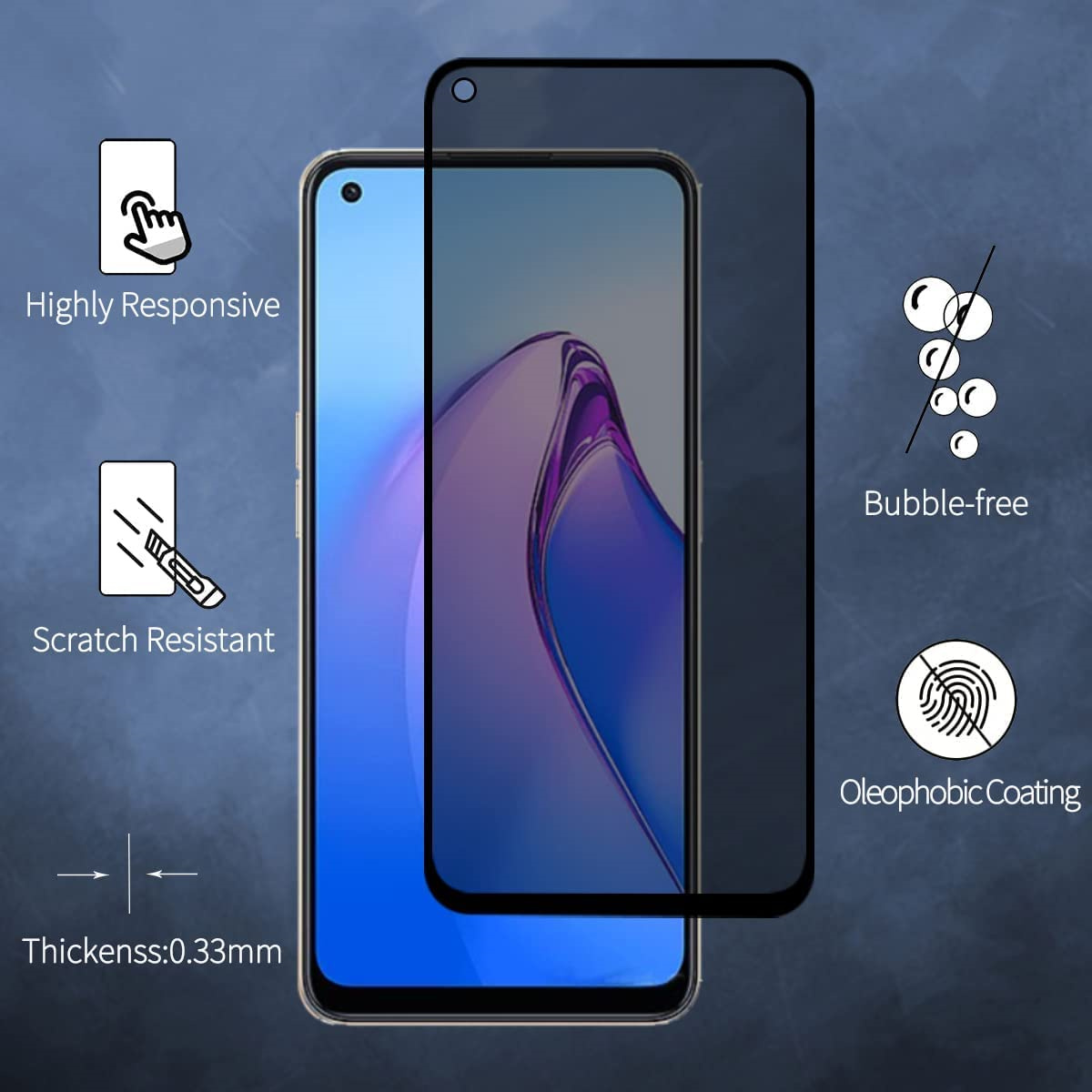 Anti Spy Screen Protector For  - Anti Spy Privacy Glass Case review and price