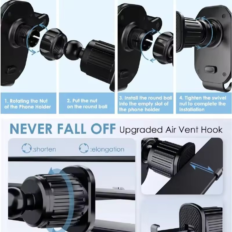 Universal Car Hook Base Phone  - Phone Stands review and price