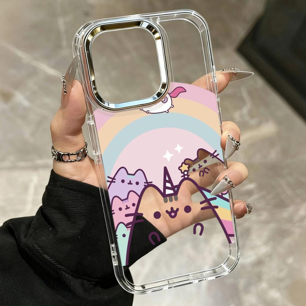 Cartoon Pusheen Cat Matte Tran - Clear Shockproof Bumper Case review and price