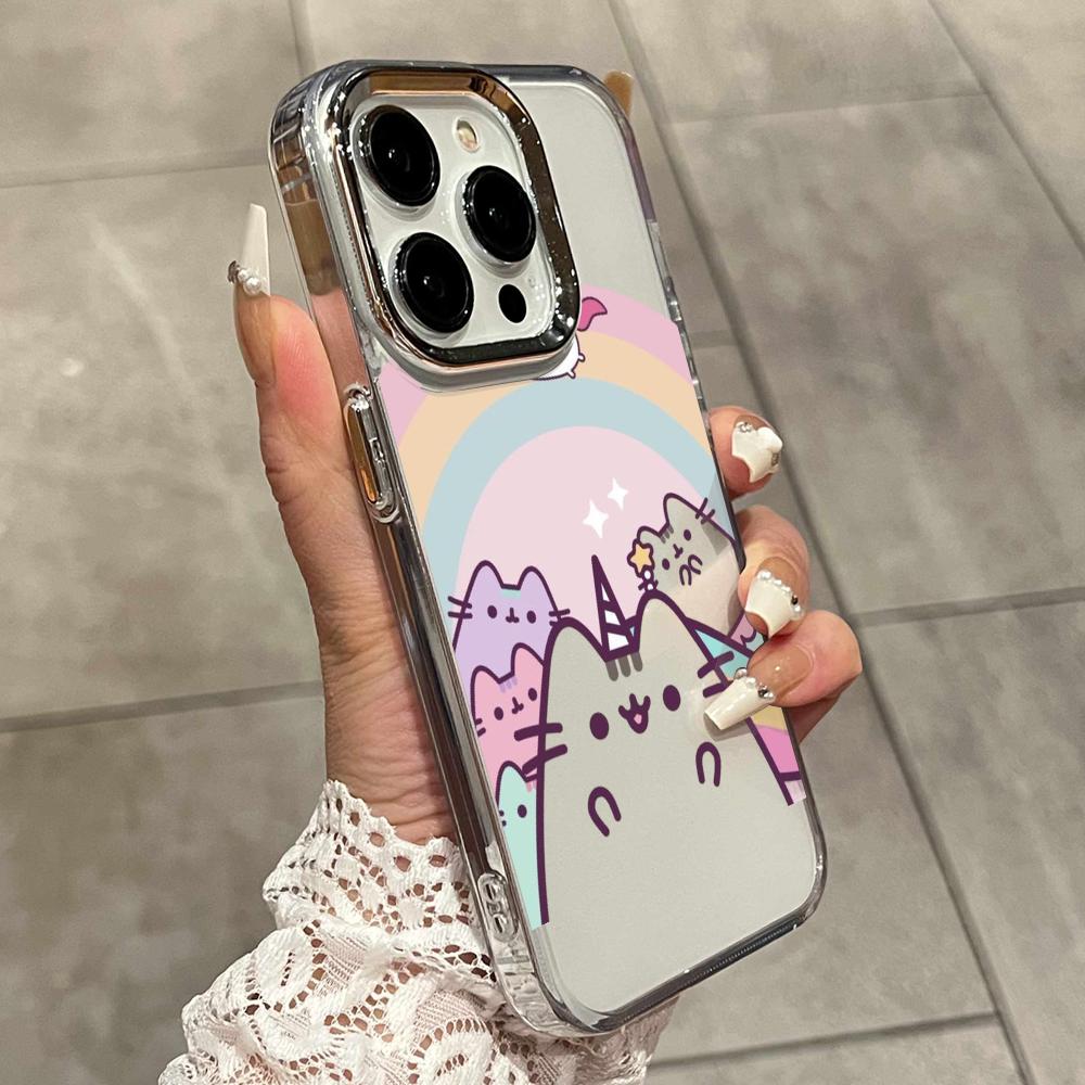 Cartoon Pusheen Cat Matte Tran - Clear Shockproof Bumper Case review and price