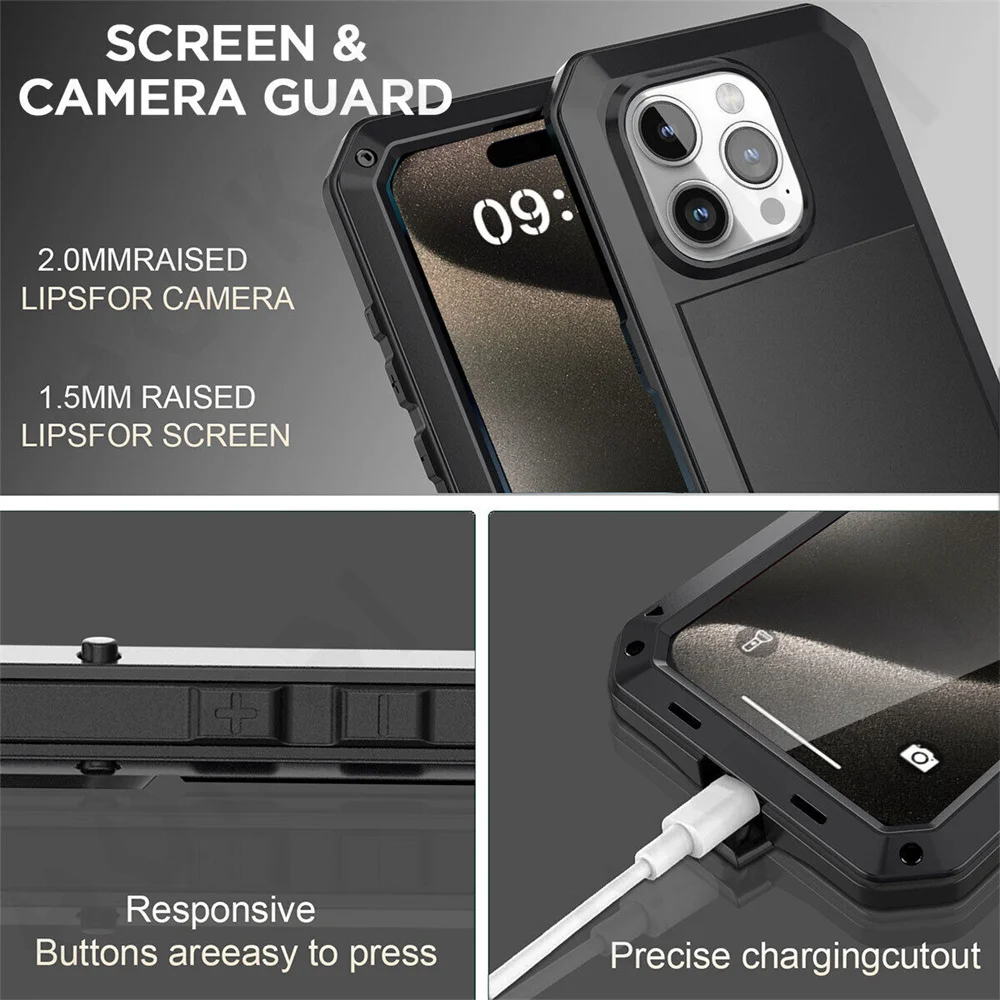 Case For iPhone 17 16 15 14 13 - Heavy Duty 360 Full Body Protective Case review and price