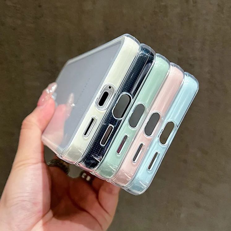 Luxury Candy Color Frame Clear - Clear Shockproof Bumper Case review and price