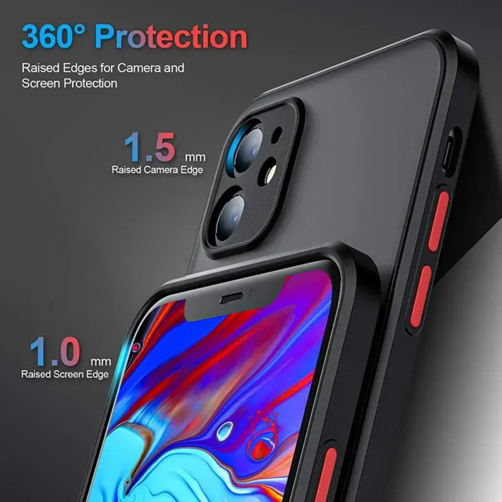 Shockproof Armor Matte Case Fo - Matte Hard Pc Back Case review and price