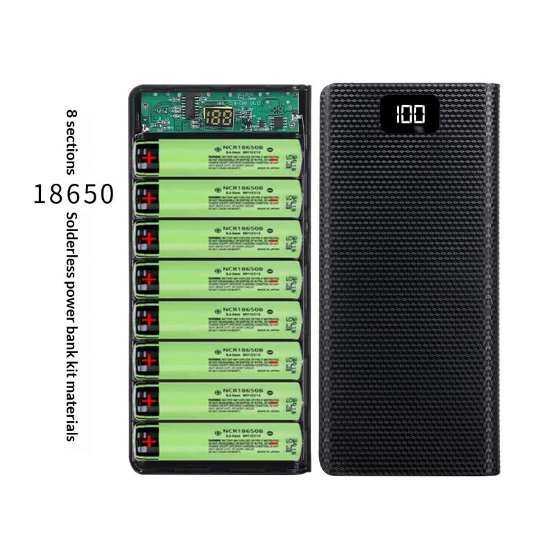 1pc DIY 8*18650 Battery Power  - Power Banks review and price