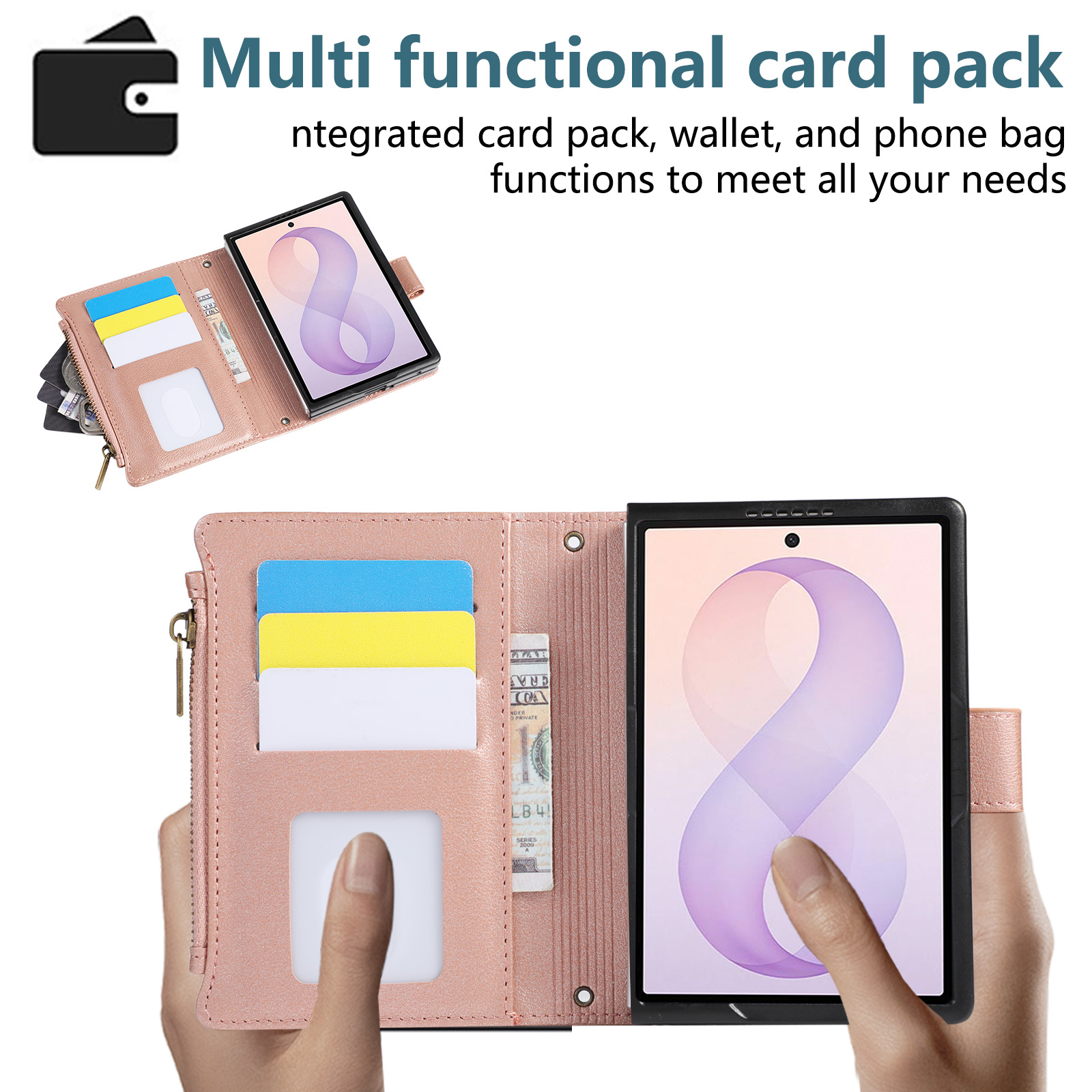 Crossbody Wrist Strap Wallet C - Leather Wallet Card Holder Phone Cover review and price
