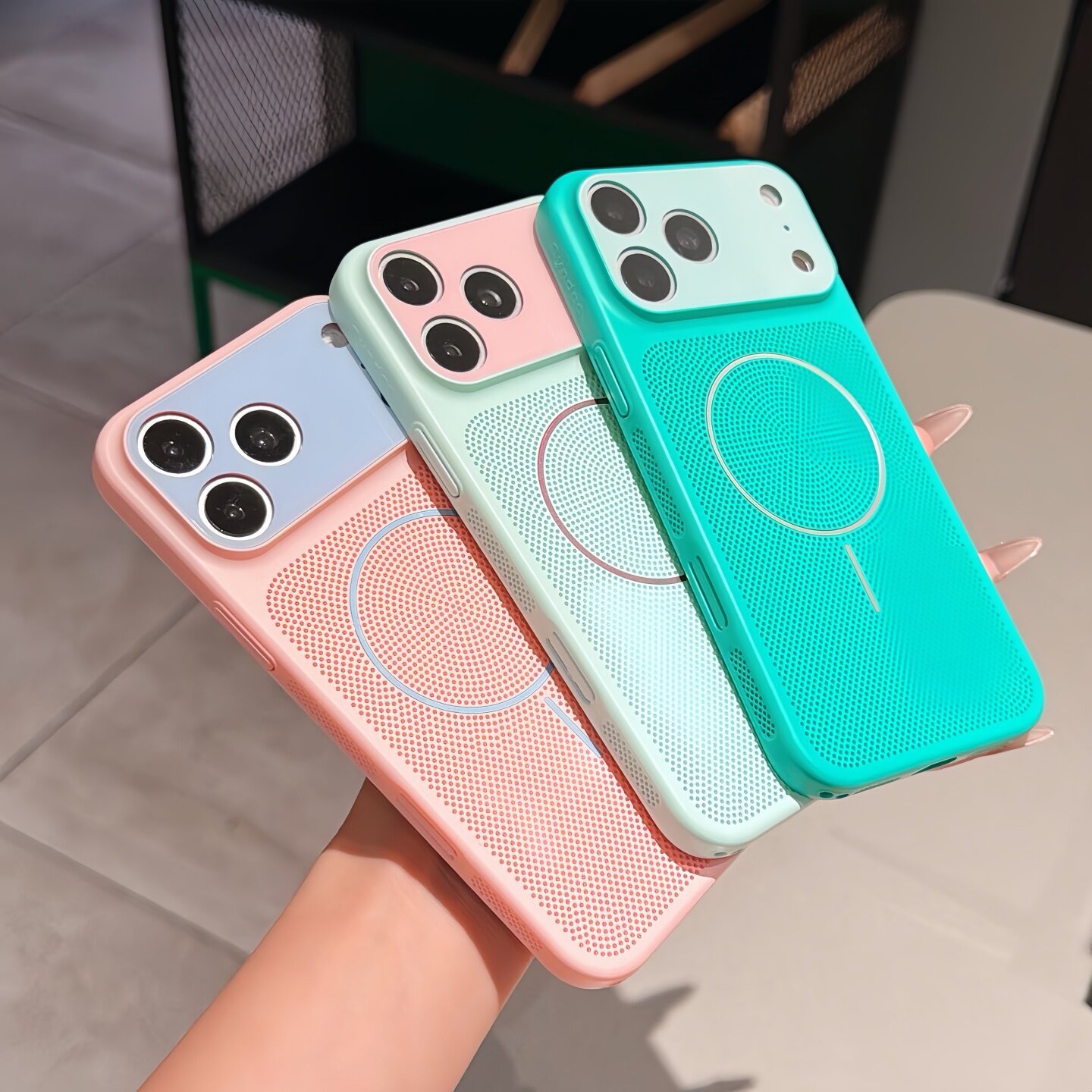 Dual Color Heat Dissipation Me - Heat Dissipation Mesh Breathable Case review and price