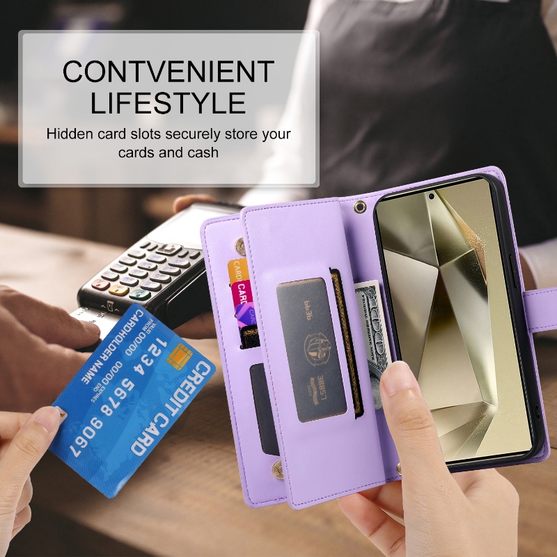 Zipper Crossbody Phone Case fo - Leather Wallet Card Holder Phone Cover review and price