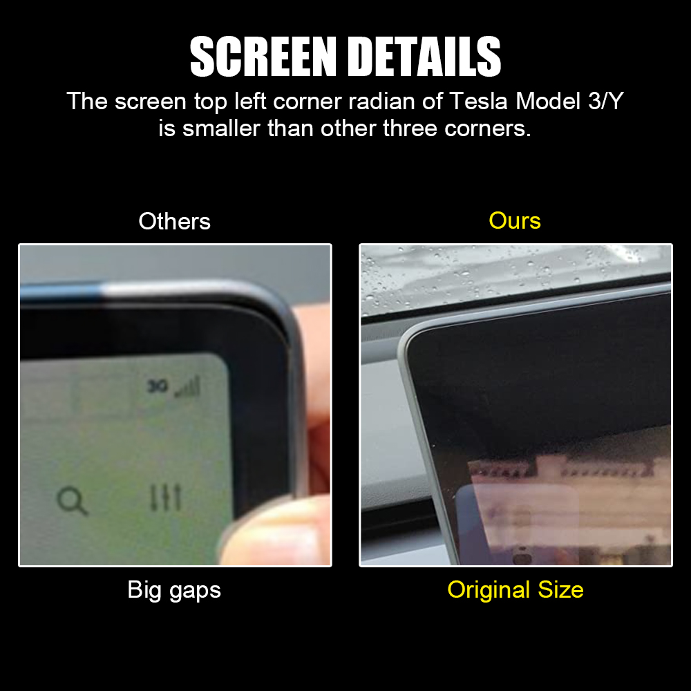 For Tesla Model 3/Y 2021 Matte - Matte Anti Glare Screen Protector review and price
