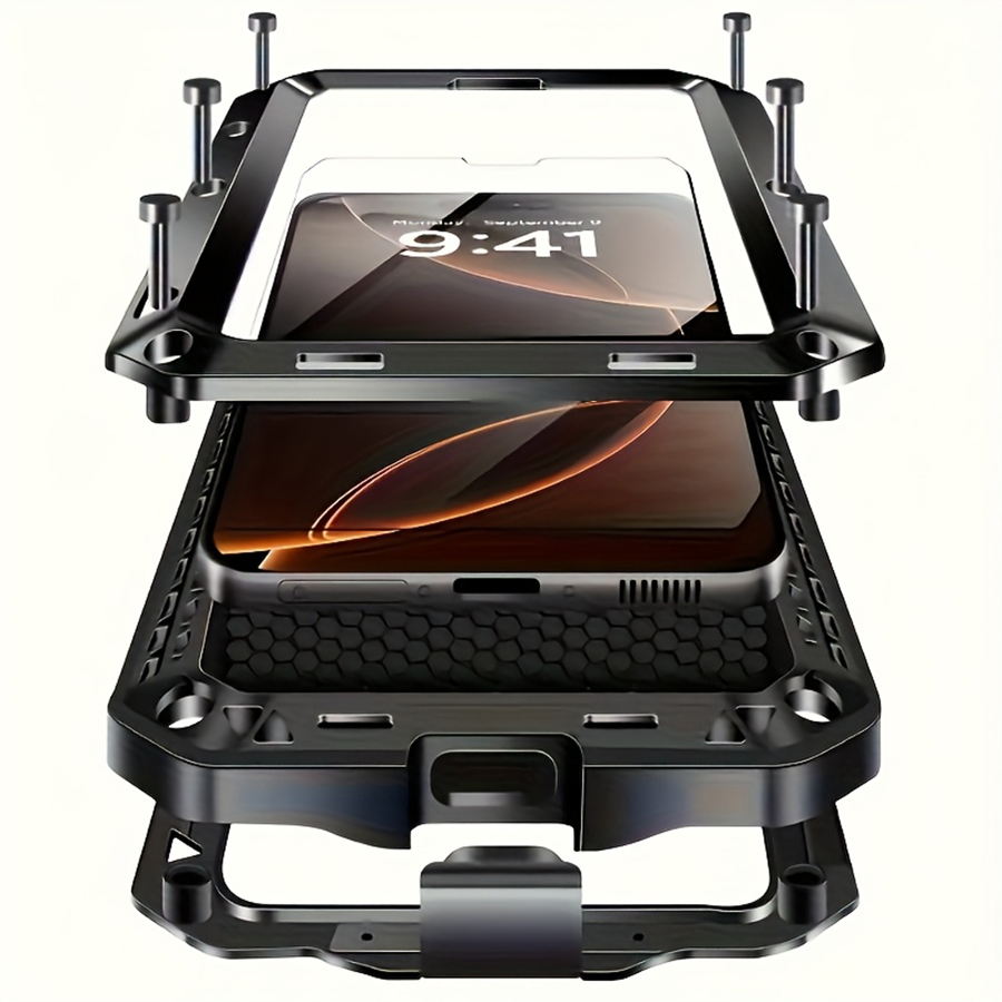 Heavy Duty Metal Armor Phone C - Heavy Duty 360 Full Body Protective Case review and price